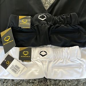 EVOSHEILD SOFTBALL PANTS 
Brand New Black pair & Brand New White pair